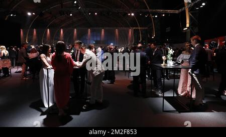 L'illustration montre l'après-partie de la troisième édition de la soirée de gala du joueur professionnel de football de l'année 2018, le lundi 14 mai 2018, à Bruxelles. BELGA PHOTO THIERRY ROGE Banque D'Images