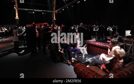 L'illustration montre l'après-partie de la troisième édition de la soirée de gala du joueur professionnel de football de l'année 2018, le lundi 14 mai 2018, à Bruxelles. BELGA PHOTO THIERRY ROGE Banque D'Images