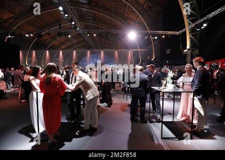 L'illustration montre l'après-partie de la troisième édition de la soirée de gala du joueur professionnel de football de l'année 2018, le lundi 14 mai 2018, à Bruxelles. BELGA PHOTO THIERRY ROGE Banque D'Images