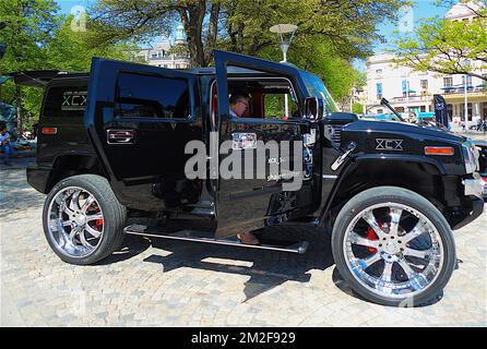 Luxe 4WD Hummer | 4X4 de luxe Hummer 06/03/2018 Banque D'Images