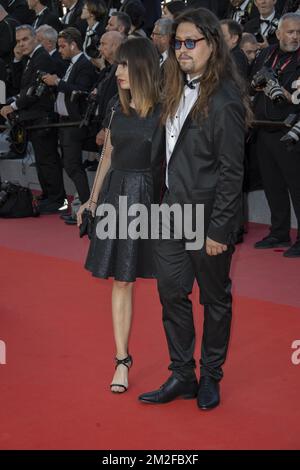 Lucien Gainsbourg assiste à la cérémonie de clôture et à la projection de « l'homme qui a tué Don Quichotte » lors du Festival annuel de Cannes 71st au Palais des Festivals | Lucien Gainsbourg assistant à la cérémonie de cloture et à la projection de « l'homme qui a TUé Don Quichotte » lors du 71E Festival de Cannes au Palais des Festivals. 19/05/2018 Banque D'Images