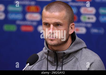 Eric Dier d'Angleterre photographié lors d'une conférence de presse de l'équipe nationale de football d'Angleterre dans le stade de Kaliningrad, à Kaliningrad, en Russie, le mercredi 27 juin 2018. L'équipe jouera demain leur troisième match contre les Red Devils de Belgique dans la phase de groupe de la coupe du monde de la FIFA 2018. BELGA PHOTO BRUNO FAHY Banque D'Images