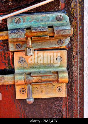 Ferme-porte | Fermette par verrou 25/08/2018 Banque D'Images