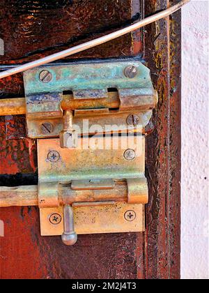 Ferme-porte | Fermette par verrou 25/08/2018 Banque D'Images