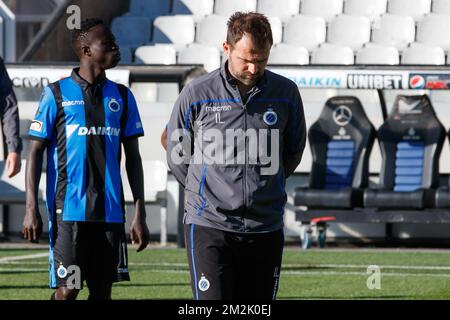 Ivan Leko, entraîneur-chef du Club Brugge, en photo avant la séance photo de la saison 2018-2019 de l'équipe belge de football de première ligue Club Brugge, jeudi 27 septembre 2018 à Brugge. BELGA PHOTO KURT DESPLENTER Banque D'Images