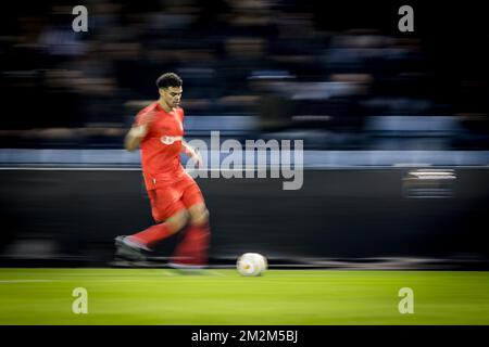 Besiktas' Kepler Laveran Lima Ferreira Pepe pictured in action during a match between Belgian soccer team KRC Genk and Turkish club Besiktas, in Genk, Thursday 08 November 2018 on day four of the UEFA Europa League group stage, in group I. BELGA PHOTO JASPER JACOBS Stock Photo