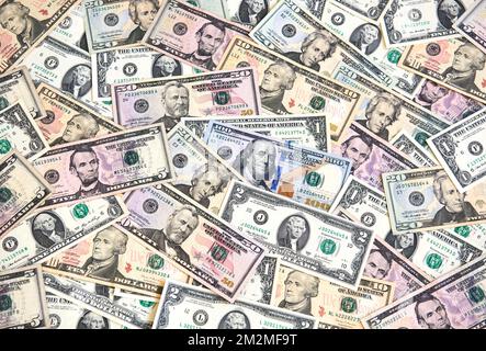 Billets en dollars AMÉRICAINS, espèces Banque D'Images