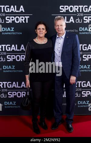 L'illustration montre l'invité sur le tapis rouge lors de la soirée de gala pour le sport des femmes et des hommes de l'année 2018, samedi 22 décembre 2018, à Bruxelles. BELGA PHOTO BELGA PHOTO DE PISCINE LAURIE DIEFFEMB Banque D'Images