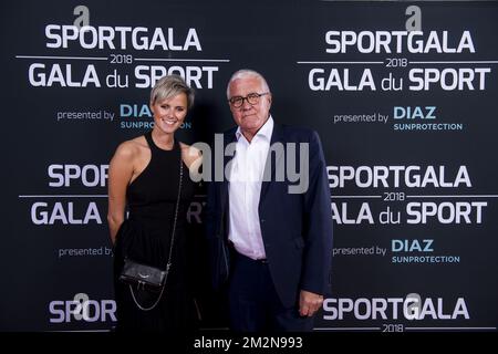 Patrick Lefevere, PDG de Quick-Step Floors, a photographié sur le tapis rouge la soirée de gala pour les femmes et hommes sportifs de l'année 2018, samedi 22 décembre 2018, à Bruxelles. BELGA PHOTO BELGA PHOTO DE PISCINE LAURIE DIEFFEMB Banque D'Images