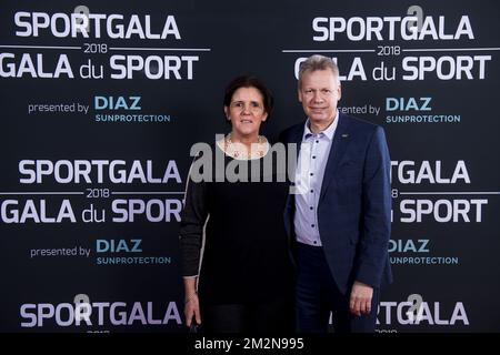 L'illustration montre l'invité sur le tapis rouge lors de la soirée de gala pour le sport des femmes et des hommes de l'année 2018, samedi 22 décembre 2018, à Bruxelles. BELGA PHOTO BELGA PHOTO DE PISCINE LAURIE DIEFFEMB Banque D'Images