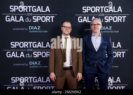 L'illustration montre l'invité sur le tapis rouge lors de la soirée de gala pour le sport des femmes et des hommes de l'année 2018, samedi 22 décembre 2018, à Bruxelles. BELGA PHOTO LAURIE DIEFFEMBACQ-JASPER JACOBS-GREGORY VAN GANSEN-PHILIPPE CROCHET Banque D'Images