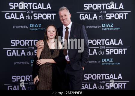 Vital Heynen photographié sur le tapis rouge avant la soirée de gala pour les femmes et hommes sportifs de l'année 2018, samedi 22 décembre 2018, à Bruxelles. BELGA PHOTO LAURIE DIEFFEMBACQ-JASPER JACOBS-GREGORY VAN GANSEN-PHILIPPE CROCHET Banque D'Images