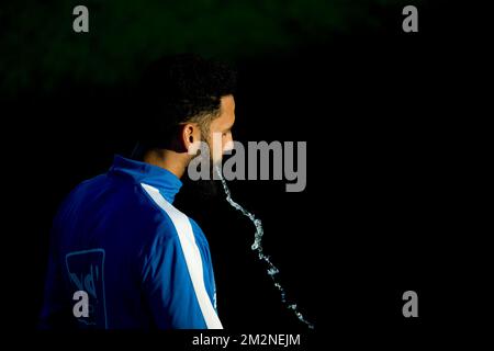 Dylan Bronn de Gent photographié pendant la première journée du camp d'entraînement d'hiver de l'équipe belge de football de première division KAA Gent, à Oliva, Espagne, samedi 05 janvier 2019. BELGA PHOTO JASPER JACOBS Banque D'Images