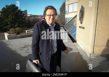 Le président de la Ligue Pro Marc Coucke arrive pour une réunion du conseil d'administration de la Ligue Pro Jupiler au siège de l'Union Royale de Soccer de Belgique (KBVB - URBSFA), à Bruxelles, le mardi 15 janvier 2019. BELGA PHOTO VIRGINIE LEFOUR Banque D'Images