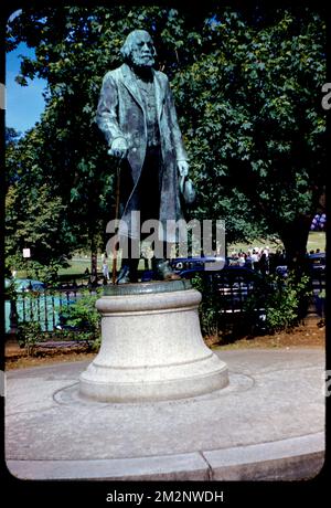 Edward Everett Hale statue , Sculpture, clergé, Hale, Edward Everett, 1822-1909. Collection Edmund L. Mitchell Banque D'Images