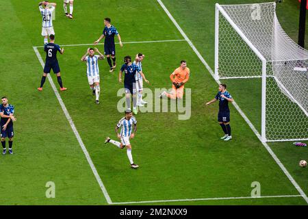 Lusail, Qatar. 13th décembre 2022. Stade Lusail pendant le match entre l'Argentine et la Croatie, valable pour la demi-finale de la coupe du monde, qui s'est tenu au stade national de Lusail, au Qatar. (Marcio Machado/SPP) crédit: SPP Sport presse photo. /Alamy Live News Banque D'Images