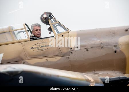 Illustration picture taken during a press conference to announce the schedule for the activities to commemorate the 75th anniversary of the Liberation, the end of the World War II, Wednesday 17 April 2019 in Antwerp. BELGA PHOTO JONAS ROOSENS Banque D'Images