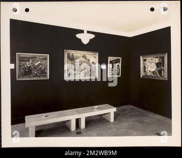 Galerie F[A]P, 77, rue Newbury, Boston, 19 juin-1 juillet 1939 , Expositions d'art, galeries et musées. Collection de photographies du Massachusetts WPA Federal Art Project Banque D'Images