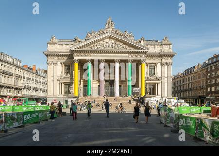 L'illustration montre l'édition 106th de la course cycliste Tour de France, à Bruxelles, Belgique, le jeudi 04 juillet 2019. Le Tour de France de cette année commence à Bruxelles et se déroule de 6 juillet à 28 juillet. BELGA PHOTO DAVID STOCKMAN Banque D'Images