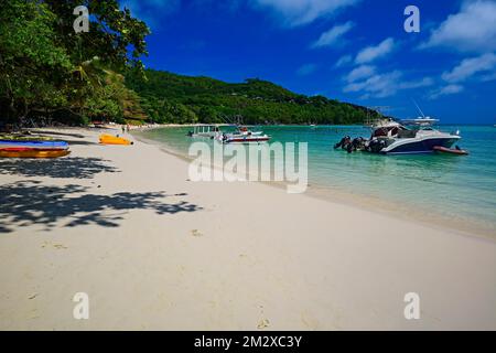 Parc national marin de la Baie-Ternay, île Mahé, Seychelles Banque D'Images