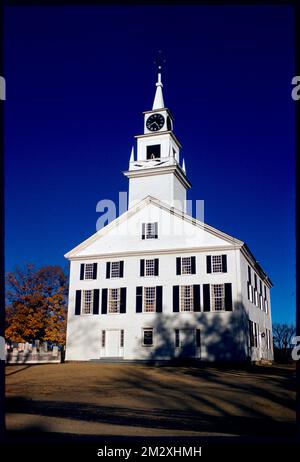 First Congregational Church, Rindge, New Hampshire , Churches. Edmund L. Mitchell Collection Stock Photo