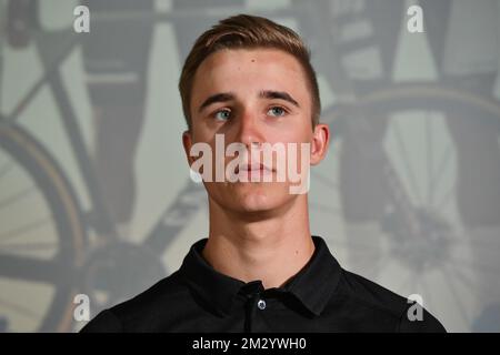 Belge Niels Vandeputte photographié lors de la présentation de l'équipe de motocross Corendon-Circus, mercredi 04 septembre 2019 à Anvers. BELGA PHOTO DAVID STOCKMAN Banque D'Images