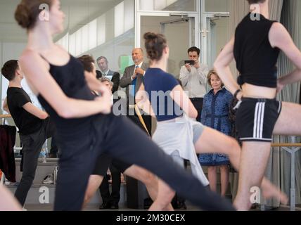 La reine Mathilde de Belgique en photo à l'école Juilliard à marge de la session de 74th de l'Assemblée générale des Nations Unies (AGNU 74), à New York, États-Unis d'Amérique, le lundi 23 septembre 2019. BELGA PHOTO BENOIT DOPPAGNE Banque D'Images