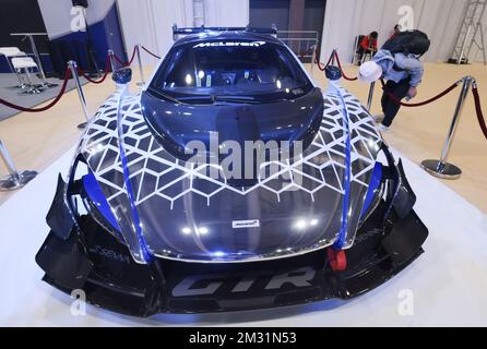 McLaren Senna GT , un prototype hypercar show le jour 1 de International MotorXpo HK à l'Asia World-Expo., 08DEC22. SCMP/Dickson Lee Banque D'Images