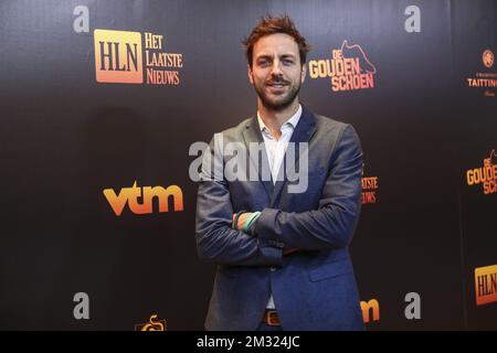 Acteur Guga Baul photographié sur le tapis rouge à l'arrivée de l'édition 66th de la cérémonie de remise des prix de la « Golden Shoe », mercredi 15 janvier 2020, à Puurs. La Golden Shoe (Gouden Schoen / Soulier d'Or) est un prix pour le meilleur joueur de football du championnat belge Jupiler Pro League pendant l'année 2019. BELGA PHOTO VIRGINIE LEFOUR - LAURIE DIEFFEMBACQ Banque D'Images