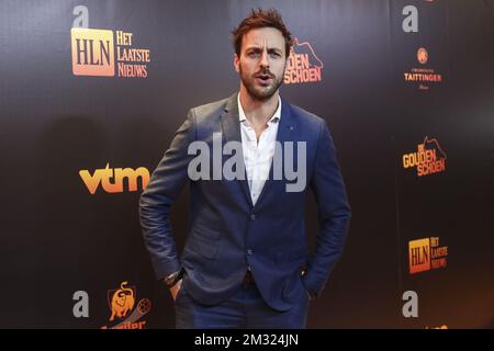 Acteur Guga Baul photographié sur le tapis rouge à l'arrivée de l'édition 66th de la cérémonie de remise des prix de la « Golden Shoe », mercredi 15 janvier 2020, à Puurs. La Golden Shoe (Gouden Schoen / Soulier d'Or) est un prix pour le meilleur joueur de football du championnat belge Jupiler Pro League pendant l'année 2019. BELGA PHOTO VIRGINIE LEFOUR - LAURIE DIEFFEMBACQ Banque D'Images