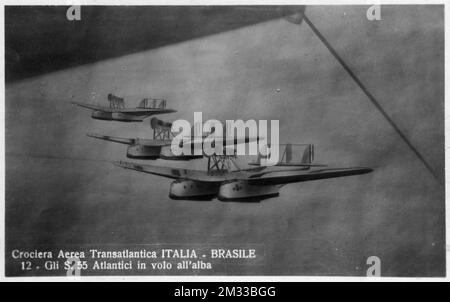 Aeroplani - Crociera Aerea Transatlantica Italia Brasile (5) Banque D'Images