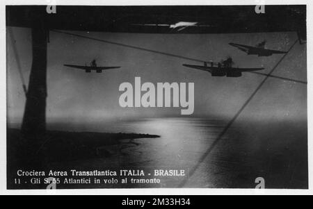 Aeroplani - Crociera Aerea Transatlantica Italia Brasile (12) Banque D'Images