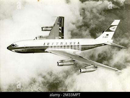 Aeroplani - Boeing 720 è un aereo di linea americano a fusoliera stretta prodotto da Boeing avions commerciaux. (2) Banque D'Images