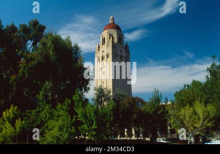 Hoover Tower, Université de Stanford, Californie Banque D'Images