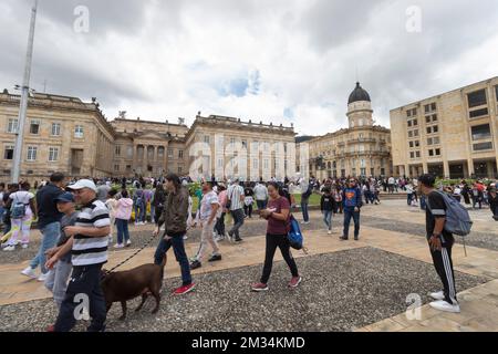 Place historique Rafael Nuez avec un site touristique près du bâtiment du capitole et de l'école san bartolome au centre-ville Banque D'Images