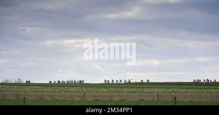 Illustration prise lors de la course cycliste 'E3 Saxo Bank Classic', 203,9 km de et vers Harelbeke, vendredi 26 mars 2021. BELGA PHOTO DIRK WAEM Banque D'Images