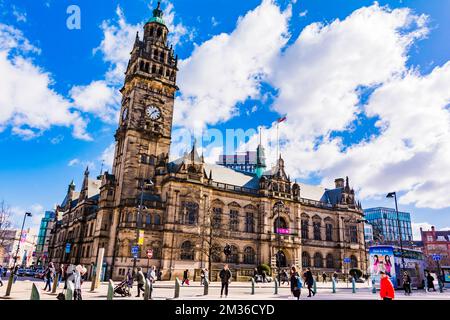 L'hôtel de ville de Sheffield est un bâtiment municipal situé dans la ville de Sheffield, en Angleterre. Le bâtiment est utilisé par le conseil municipal de Sheffield. Il s'agit d'une catégorie I répertoriée Banque D'Images