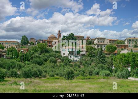 Castiglione del Lago,Lac Trasimène,Ombrie,Italie Banque D'Images