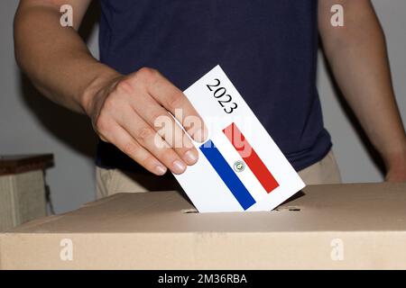 Paraguay concept de vote politique Banque D'Images