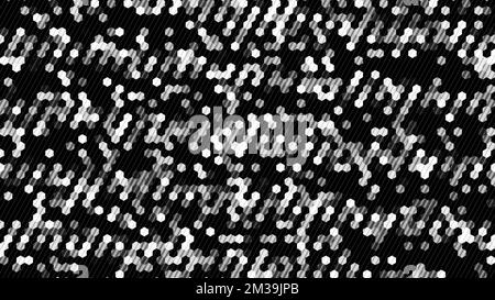 Monochrome aucun signal ancien analogique vintage aléatoire tv bruit statique noir et blanc. Banque D'Images