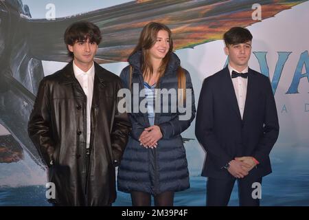 Rome, Italie. 13th décembre 2022. Le client assiste à la première italienne du film 'Avatar: The Way of Water' Rome, (Italie) 13 décembre 2022 Credit: dpa/Alamy Live News Banque D'Images