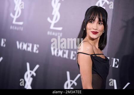 14 décembre 2022, Madrid, Madrid, Espagne: Aitana assiste à la fête de Noël Vogue et Ives Saint Laurent dans le centre-ville de 14 décembre 2022 à Madrid, Espagne (image de crédit: © Jack Abuin/ZUMA Press Wire) Banque D'Images