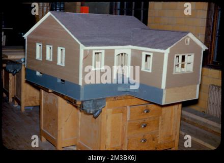 The house, Somerville Vocational School , Classrooms, Architectural models. Edmund L. Mitchell Collection