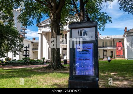 Little Rock, AR, États-Unis - 9 septembre 2022 : la vieille maison d'État Banque D'Images