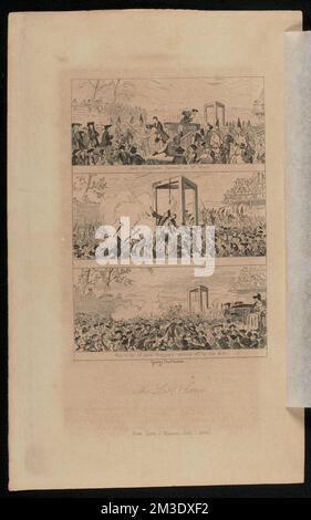 La dernière scène , hangings exécutions, criminels, spectateurs, Sheppard, Jack, 1702-1724, Ainsworth, William Harrison, 1805-1882. George Cruikshank (1792-1878). Impressions et mises en plan Banque D'Images