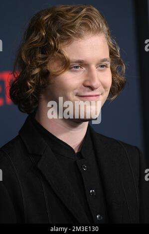 Los Angeles, États-Unis. 14th décembre 2022. Fred Hechinger à la première de 'The Pale Blue Eye' au DGA Theatre. Crédit photo : Paul Smith/Alamy Live News Banque D'Images