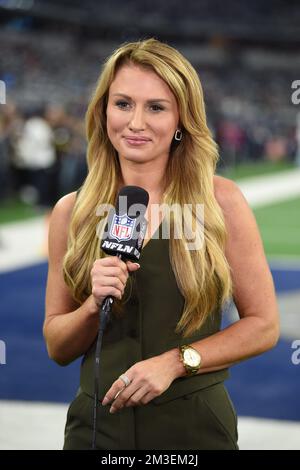 Jane SLATER, journaliste du réseau NFL, lors du match de football NFL entre les Texans de Houston et les Cowboys de Dallas sur 11 décembre 2022 au STADE AT&T. Banque D'Images