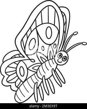 Page de coloriage isolée pour les enfants Illustration de Vecteur