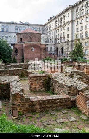 St. Église George Rotunda à Sofia, Bulgarie. Banque D'Images