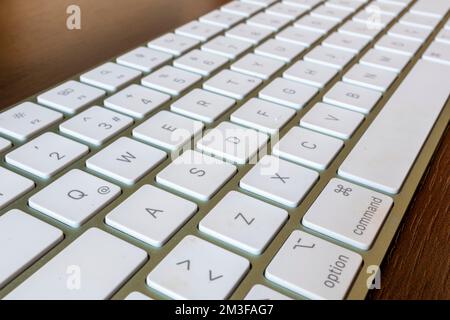 gros plan du clavier de l'ordinateur Banque D'Images